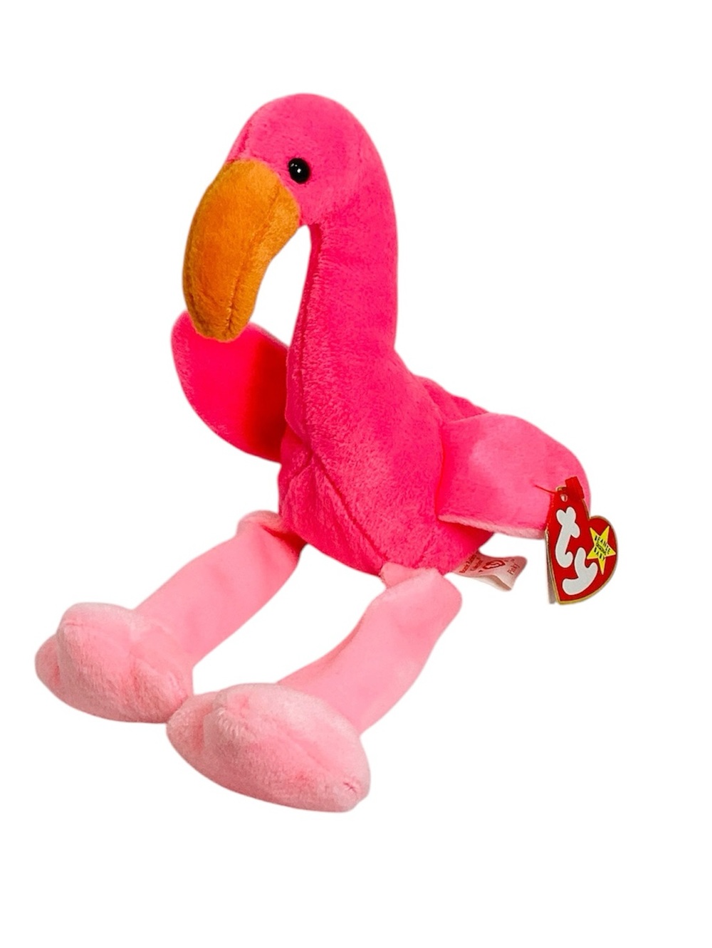 💚 TY “Pinky” Beanie Baby Flamingo - NWT